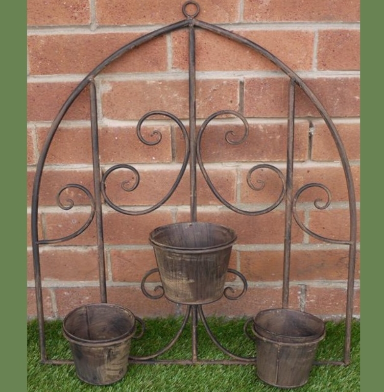 Rustic Wall Pot Holder | Planters - The Garden Factory