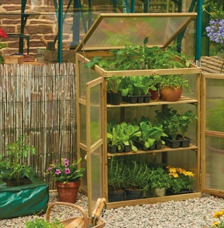 Tall Wooden Growhouse Cold Frame - The Garden Factory