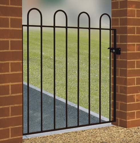 Court Single Garden Gate 3ft 3" Wide - The Garden Factory